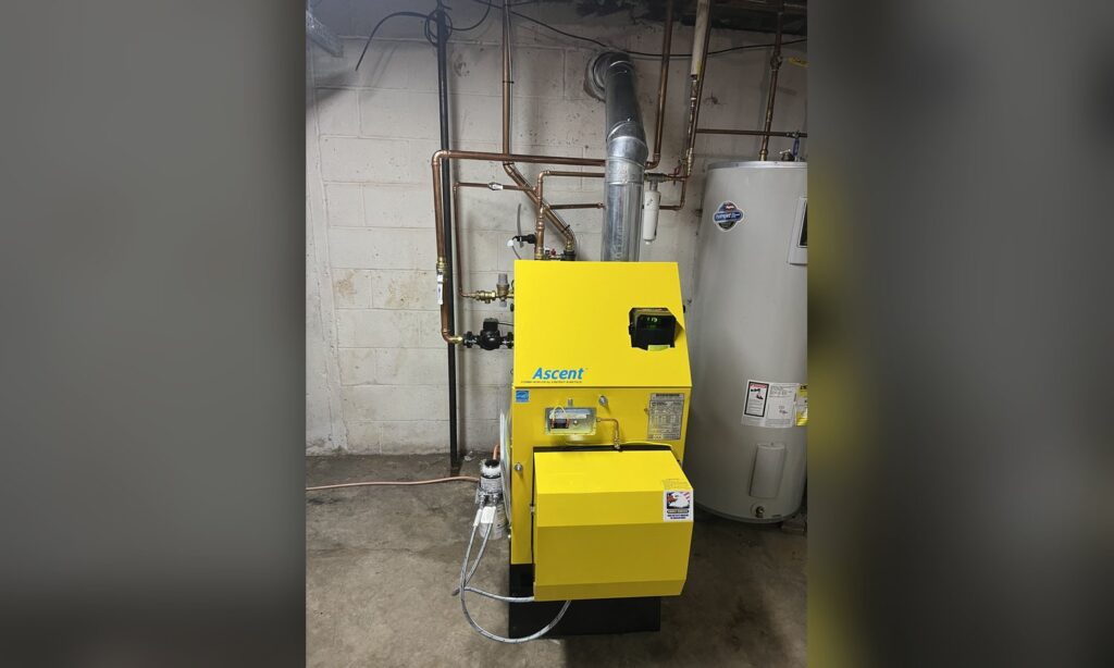 Energy Kinetics Ascent oil boiler installed by Unity Heating & Air Conditioning near Macungie, PA